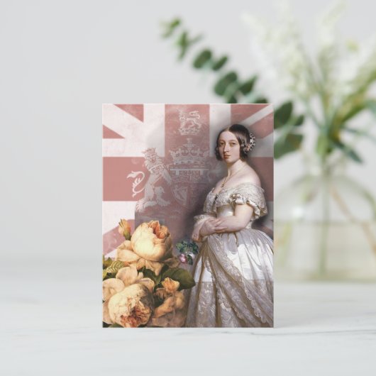  koningin Victoria Briefkaart (Staand voorkant)