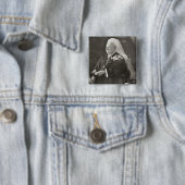 Koningin Victoria c.1899 Vierkante Button 5,1 Cm (In situ)