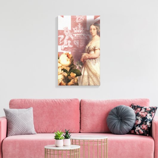 koningin Victoria Canvas Afdruk (Insitu (Woonkamer))