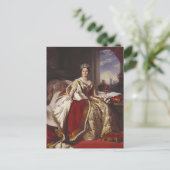 Koningin Victoria: Coronatie Briefkaart (Staand voorkant)