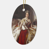 Koningin Victoria: Coronatie Keramisch Ornament (Links)