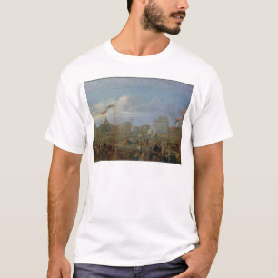 Koningin Victoria die aankomt bij de Gare de l'Est T-shirt