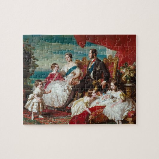 Koningin Victoria en haar familie Legpuzzel (Horizontaal)