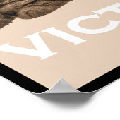 Koningin Victoria en Kat Poster (Hoek)