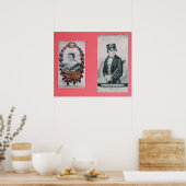 Koningin Victoria en Prins Albert bladwijzer Poster (Keuken)