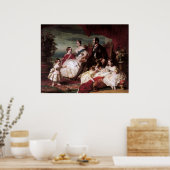 Koningin Victoria en Prins Albert - Koninklijke fa Poster (Keuken)