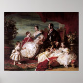 Koningin Victoria en Prins Albert - Koninklijke fa Poster (Voorkant)