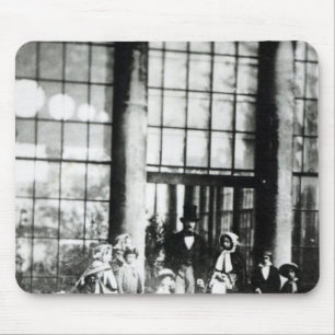 Koningin Victoria en Prins Albert met hun Muismat