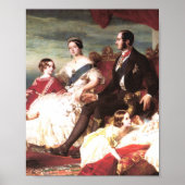 Koningin Victoria en Prins Albert Poster (Voorkant)