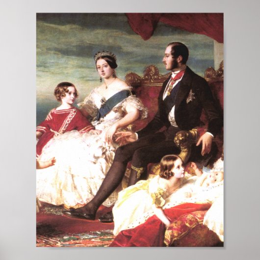 Koningin Victoria en Prins Albert Poster (Voorkant)