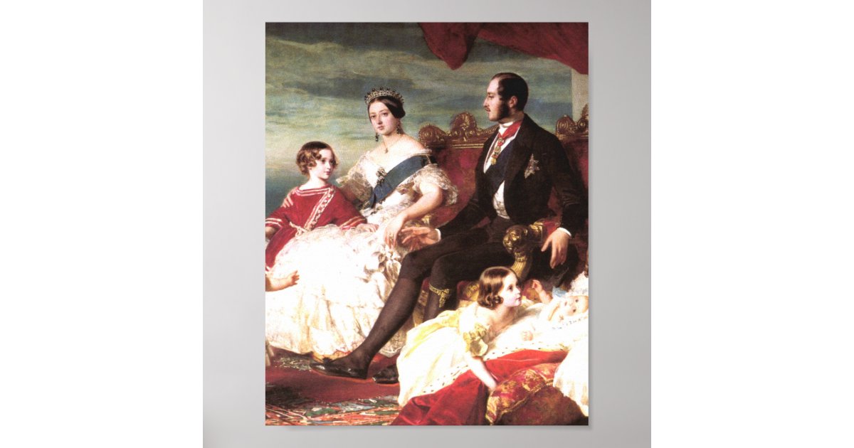 Koningin Victoria en Prins Albert Poster | Zazzle.nl