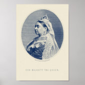 Koningin Victoria graving - Hare Majesteit Poster (Voorkant)