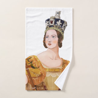 Koningin Victoria - historische illustraties Handdoek