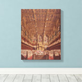 Koningin Victoria in het Hogerhuis Canvas Afdruk (Insitu (Houten vloer))