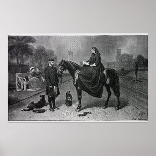 Koningin Victoria in Osborne Poster (Voorkant)