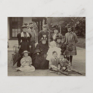 Koningin Victoria, Koninklijke Familie incl. Herto Briefkaart