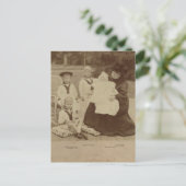 Koningin Victoria met 'York' kleinkinderen ca. 190 Briefkaart (Staand voorkant)