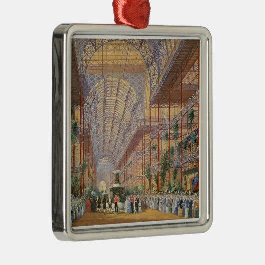 Koningin Victoria opent de tentoonstelling van 186 Metalen Ornament (Rechts)