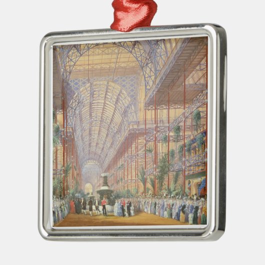 Koningin Victoria opent de tentoonstelling van 186 Metalen Ornament (Links)