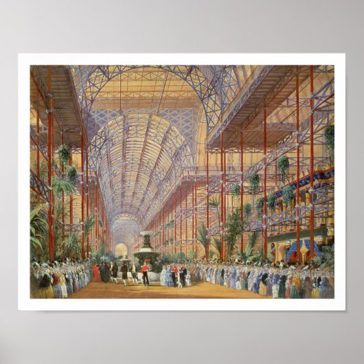 Koningin Victoria opent de tentoonstelling van 186 Poster (Voorkant)