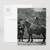 Koningin Victoria over afscheid op Balmoraal, 1863 Briefkaart (Voorkant / Achterkant)