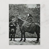 Koningin Victoria over afscheid op Balmoraal, 1863 Briefkaart (Voorkant)