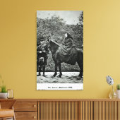 Koningin Victoria over afscheid op Balmoraal, 1863 Canvas Afdruk (Insitu (Woonkamer))