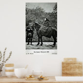 Koningin Victoria over afscheid op Balmoraal, 1863 Poster (Keuken)