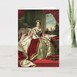 Koningin Victoria Portrait Kaart
