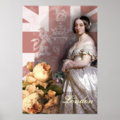  koningin Victoria Poster (Voorkant)
