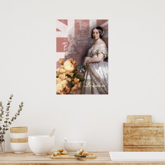  koningin Victoria Poster (Keuken)