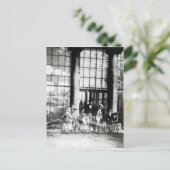 Koningin Victoria & Prins Albert met hun Briefkaart (Staand voorkant)