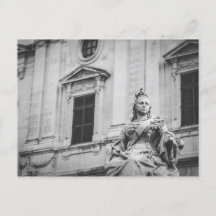 Koningin Victoria sculptuur in La Valletta, Malta