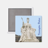 Koningin Victoria-standbeeld van Kensington Palace Magneet (Voorkant / Achterkant)