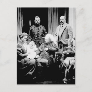 Koningin Victoria, Tsar Nicholas II Briefkaart