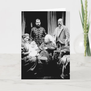 Koningin Victoria, Tsar Nicholas II Kaart