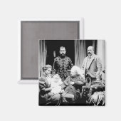 Koningin Victoria, Tsar Nicholas II Magneet (Voorkant / Achterkant)