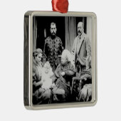 Koningin Victoria, Tsar Nicholas II Metalen Ornament (Rechts)