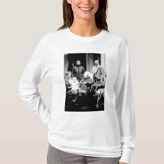 Koningin Victoria, Tsar Nicholas II T-shirt (Voorkant)