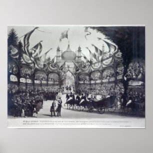Koningin Victoria's eerste bezoek aan Brighton Poster