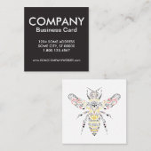 koningin vierkante visitekaartje (Voorkant / Achterkant)