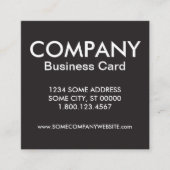 koningin vierkante visitekaartje (Voorkant)