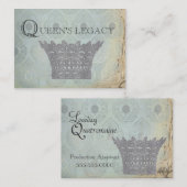 Koningin Visitekaartjes (Voorkant / Achterkant)
