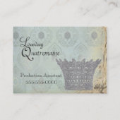 Koningin Visitekaartjes (Achterkant)