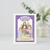 Koningin voor de Dag Inspirerend Briefkaart (Staand voorkant)