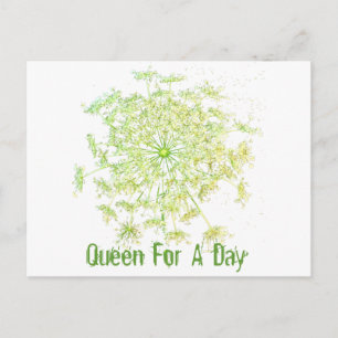 Koningin voor een dag briefkaart