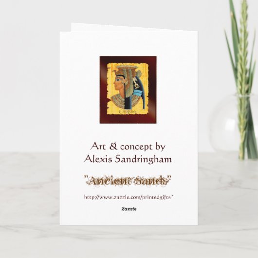 "Koningin voor een dag!" Moederdag Kaarten (Achterkant)