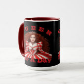 KONINGIN VOOR EEN DAG MOK (Voorkant links)