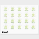 Koningin voor een Dag Ronde Sticker (Vel)