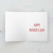 Koningin voor een dag Union Jack Crown | | MOEDERD Kaart (Binnen)